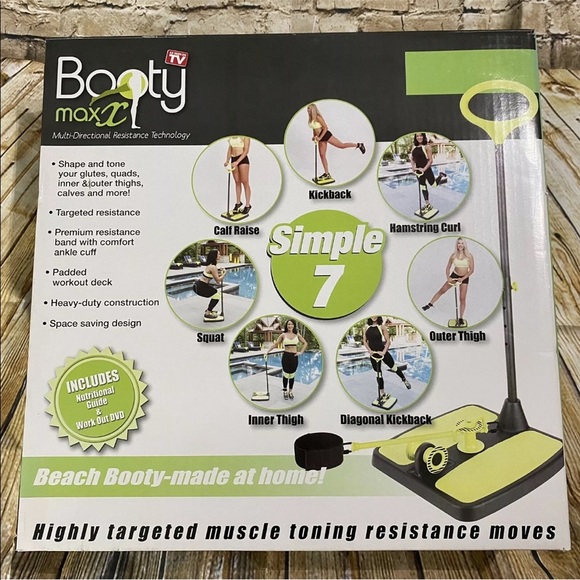 NEW Booty MaxX Multi-Directional Resistance Technology by As Seen On TV - Picture 2 of 2